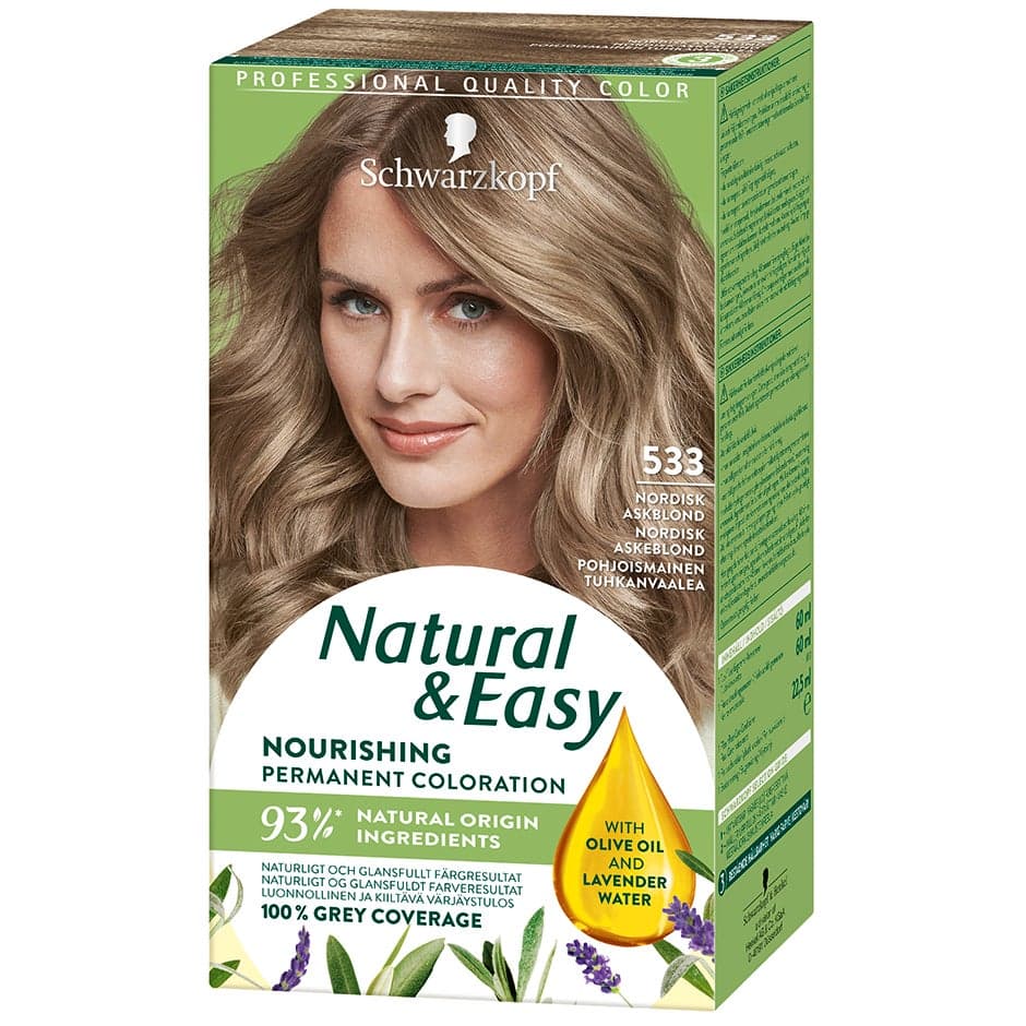 Schwarzkopf Natural & Easy 533 Nordisk Askblond - 1 pcs