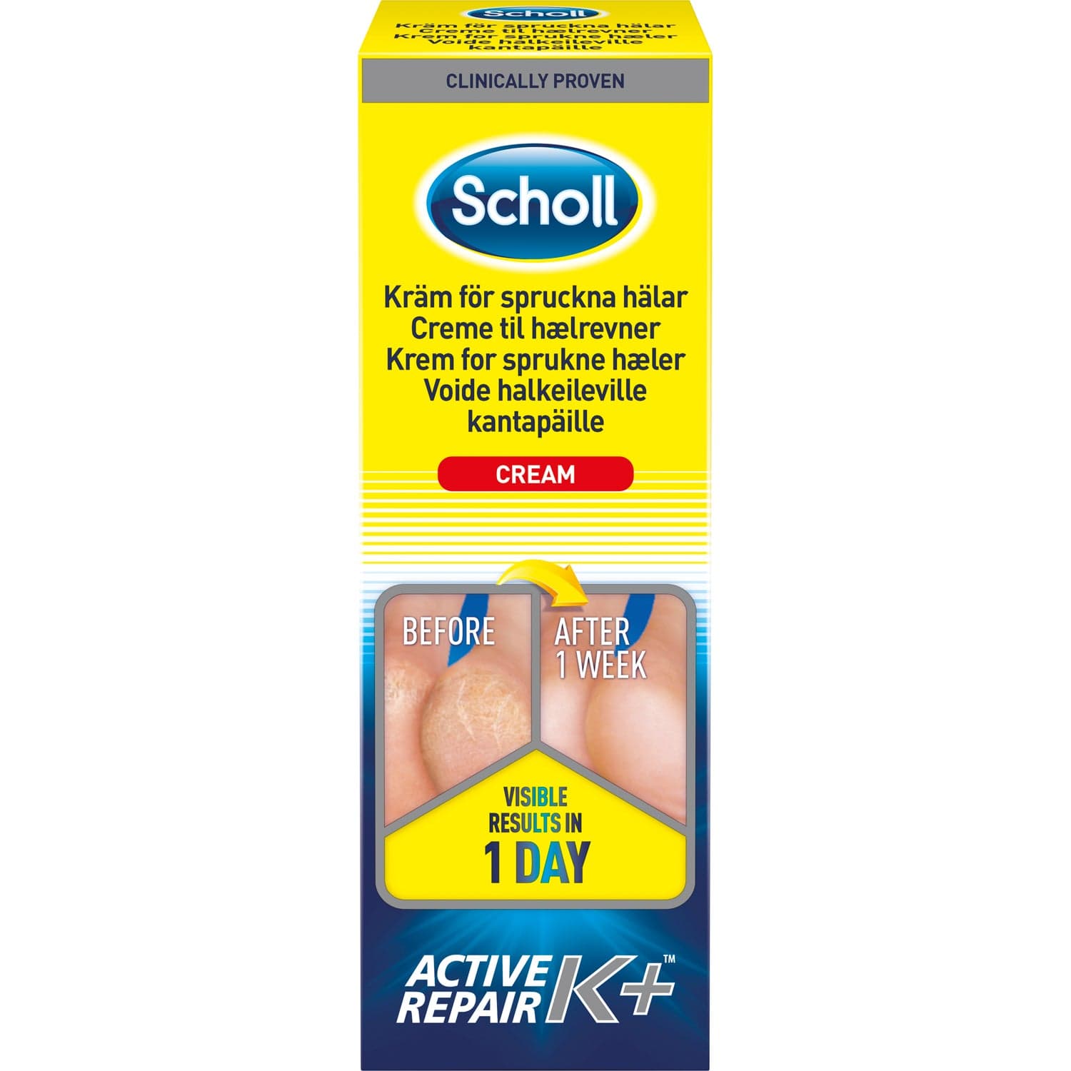 Scholl Cracked Heel Repair Balm Active Repair K + 120 ml