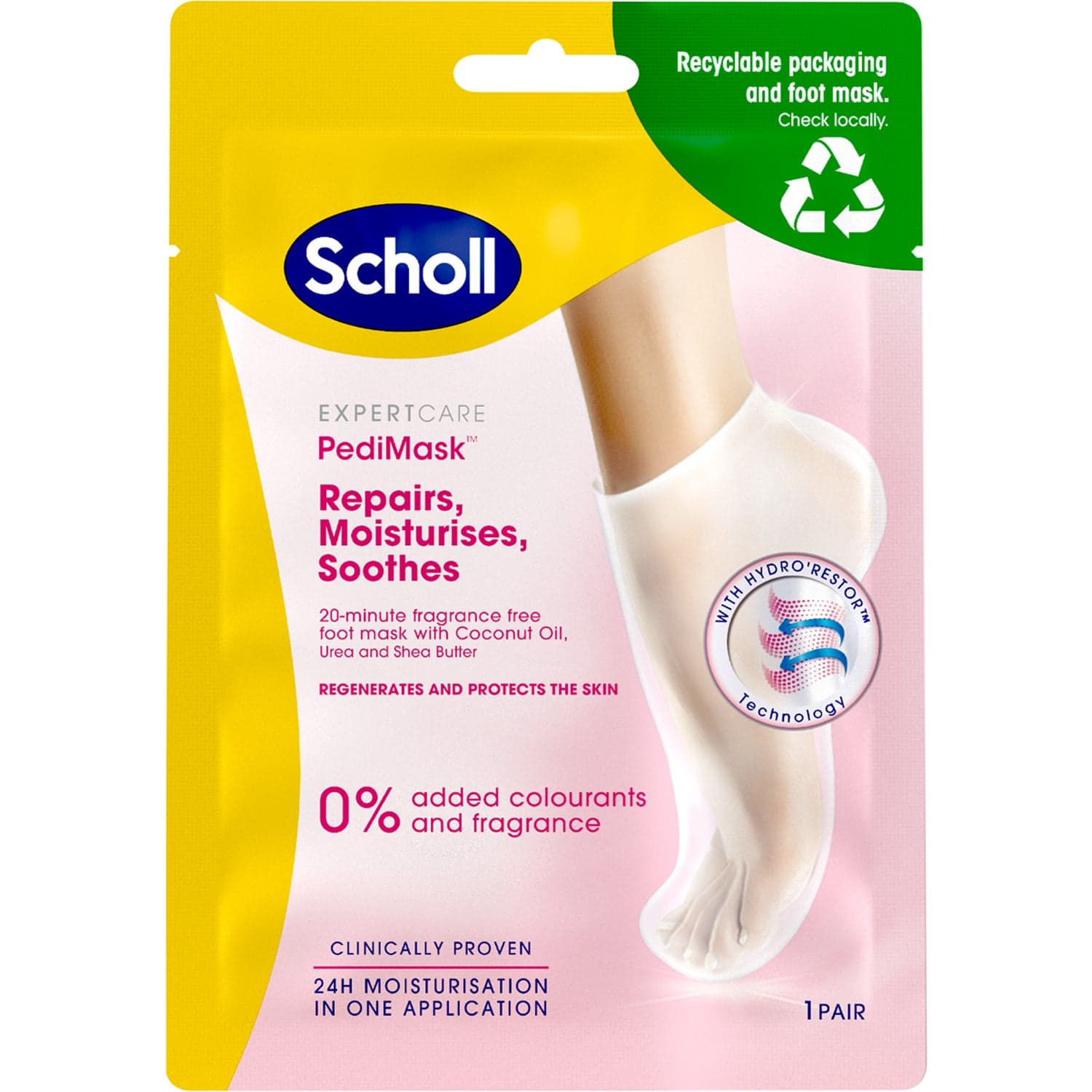 Scholl ExpertCare PediMask™ No Perfume - 2 pcs
