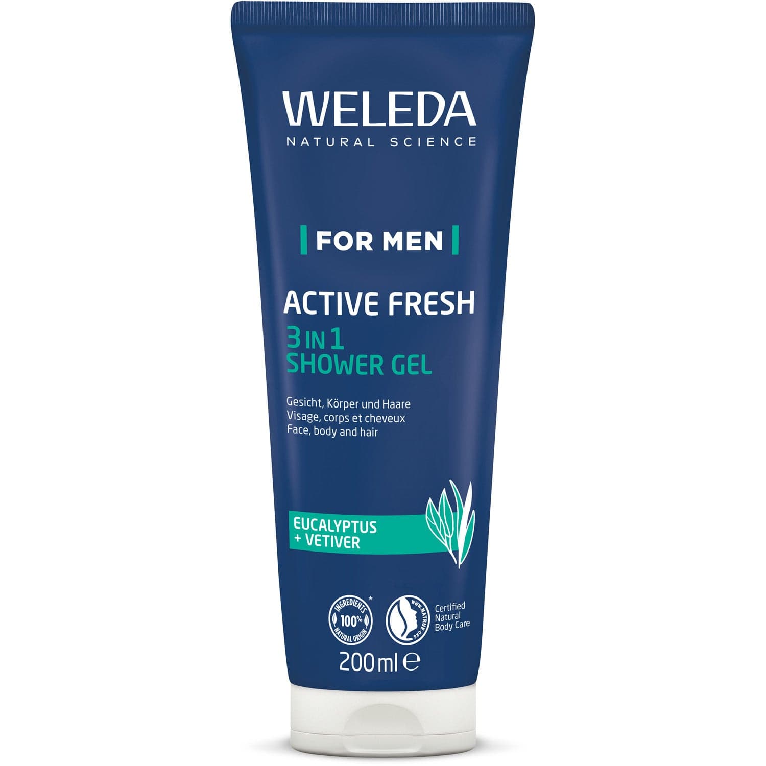 Weleda Men Active Fresh 3in1 Shower Gel - 200 ml