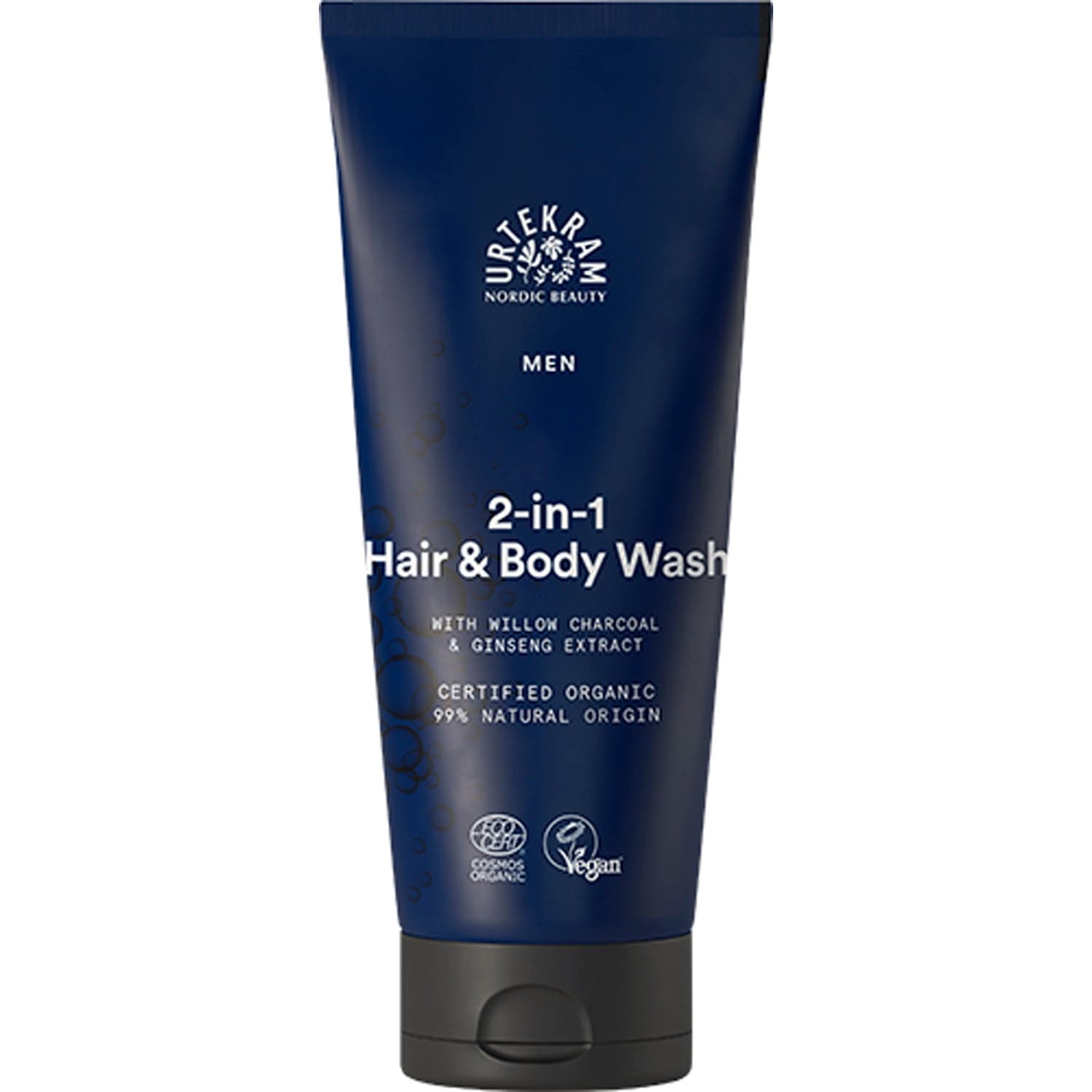 Urtekram Men 2 in 1 Hair & Body Wash Organic 200 ml