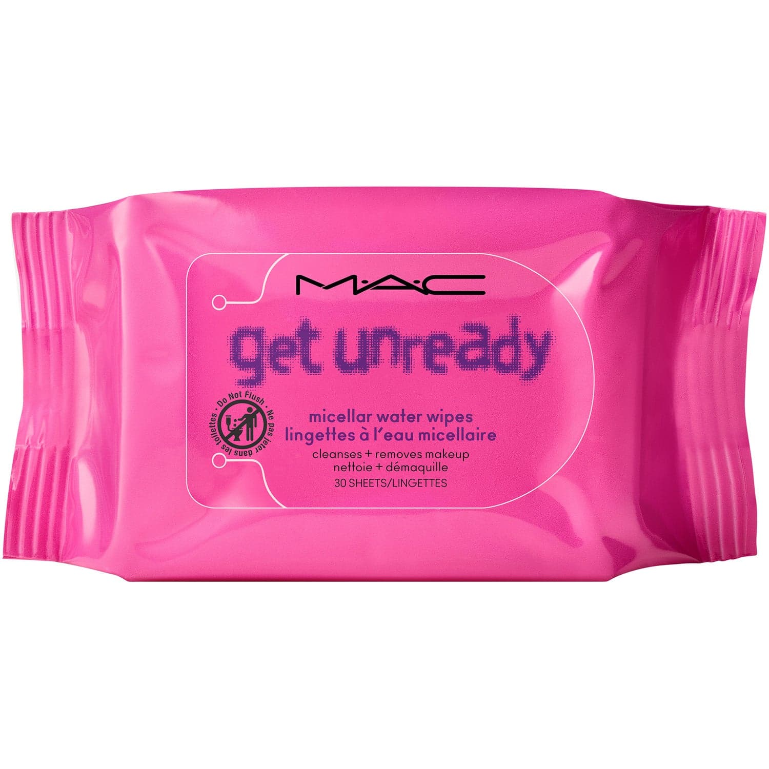 MAC Cosmetics Get Unready Micellar Water Wipes