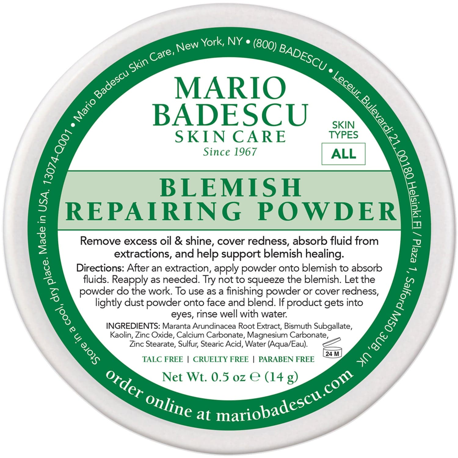 Mario Badescu Blemish Repairing Powder 14 g
