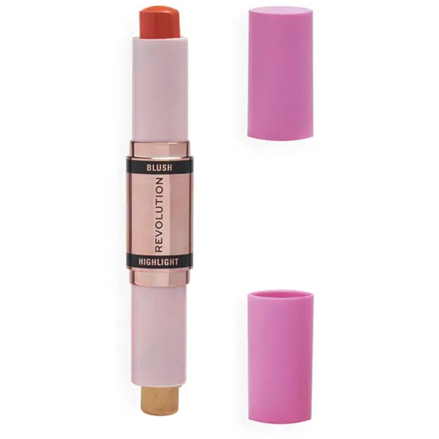 Makeup Revolution Blush & Highlight Stick Coral Dew - 8,6 g