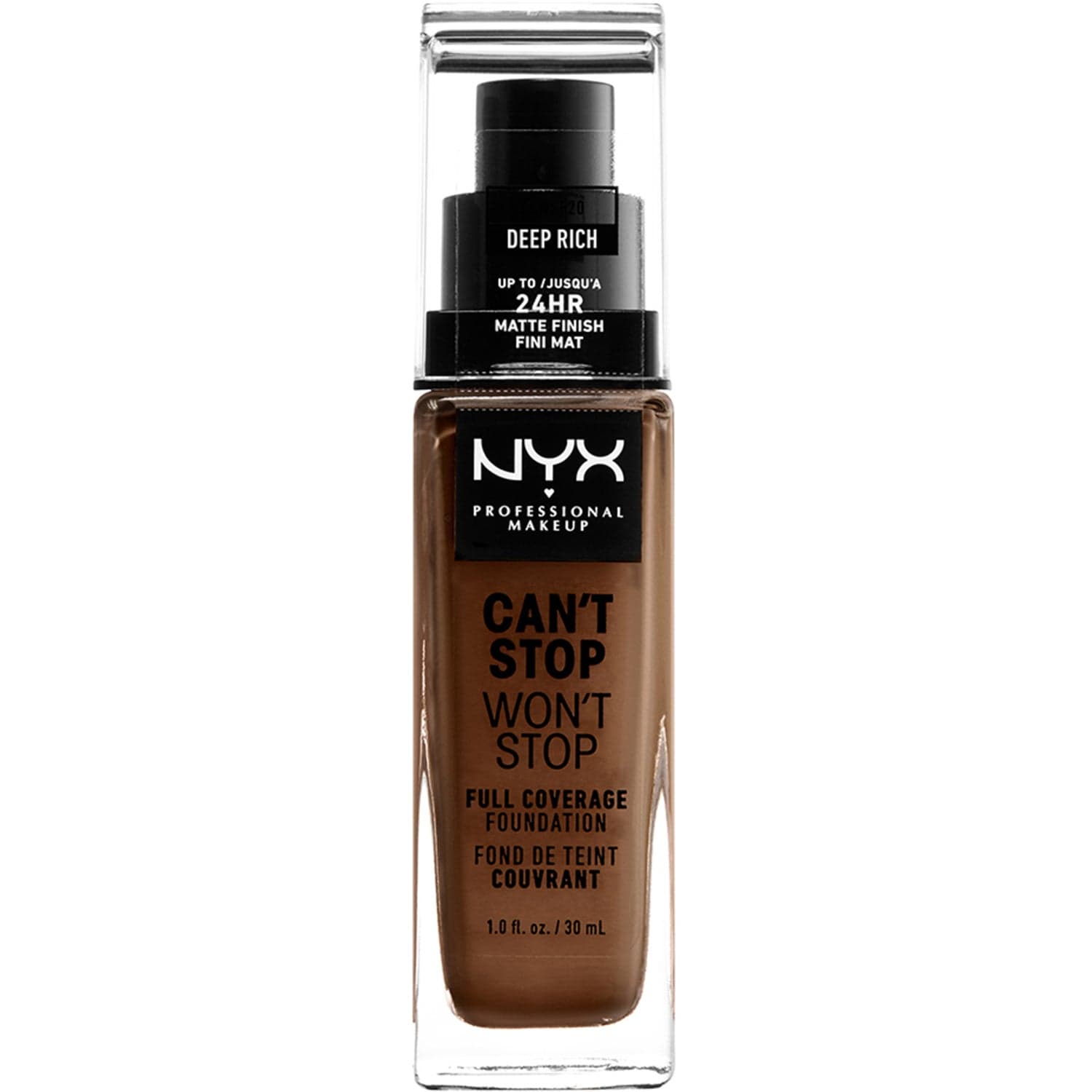 NYX Professional Makeup Can"'t Stop Won"'t Stop Foundation Deep rich - 30 ml