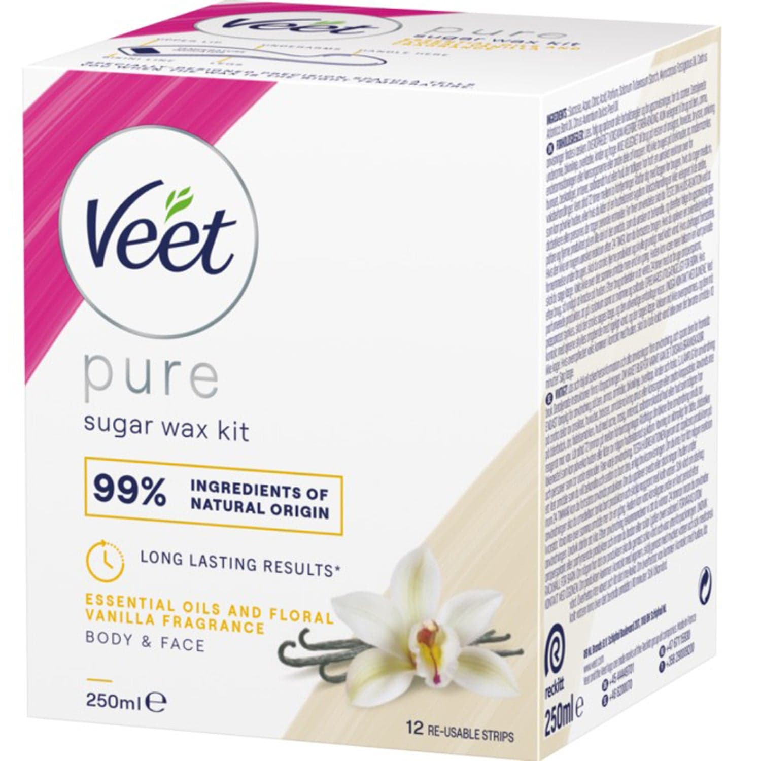 Veet Sugaring Essential Oils & Floral Vanilla Fragrance 250 ml
