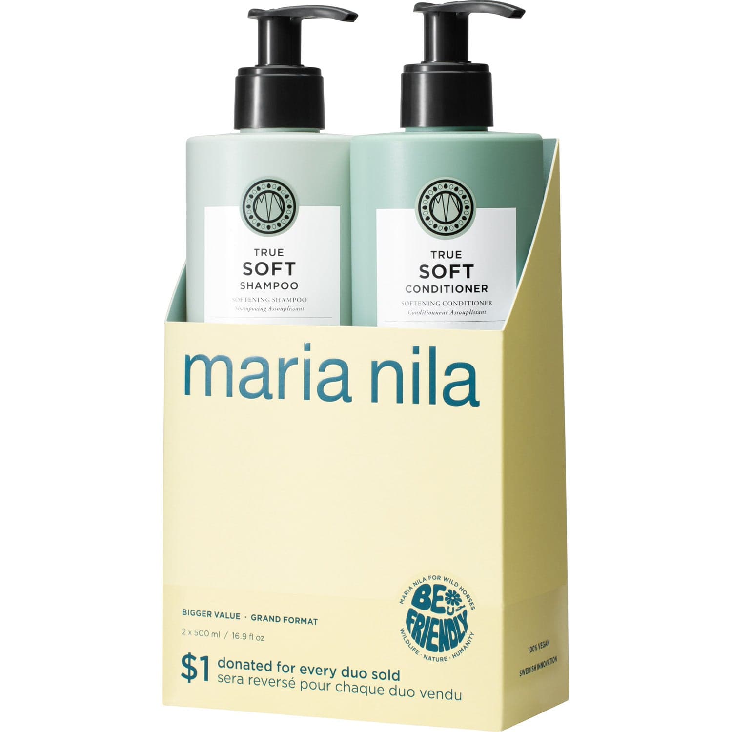 Maria Nila True Soft Duo Bundle 2x500ml - 1000 ml