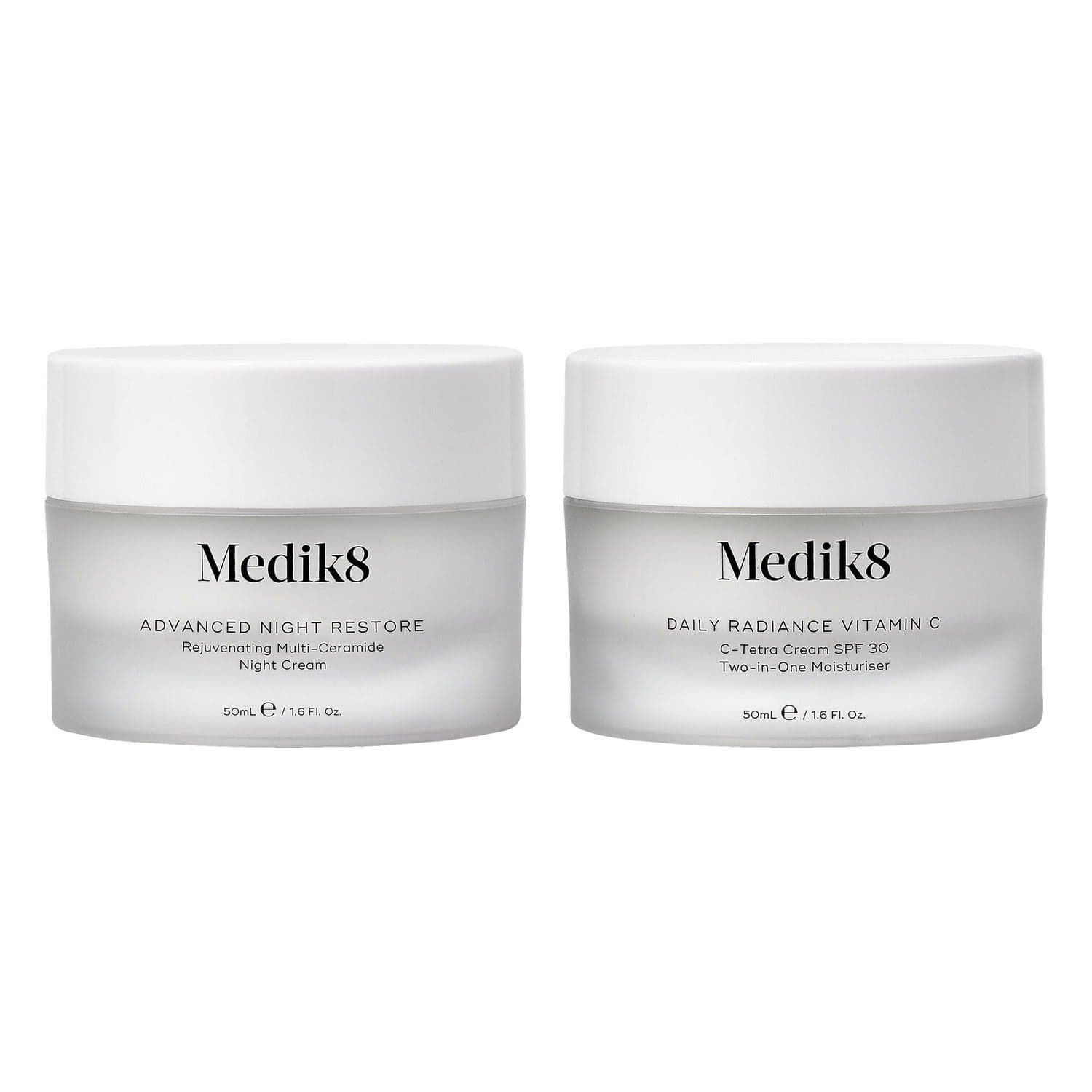 Medik8 Day & Night Skin Renewal Set Vitamin C 50 ml & Night Restore 50 ml - 100 ml