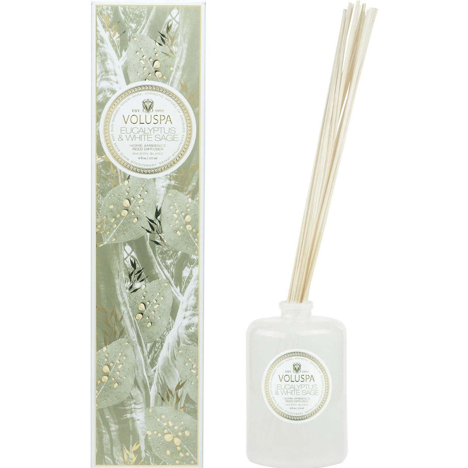 Voluspa Reed Diffuser Eucalyptus & White Sage - 177 ml