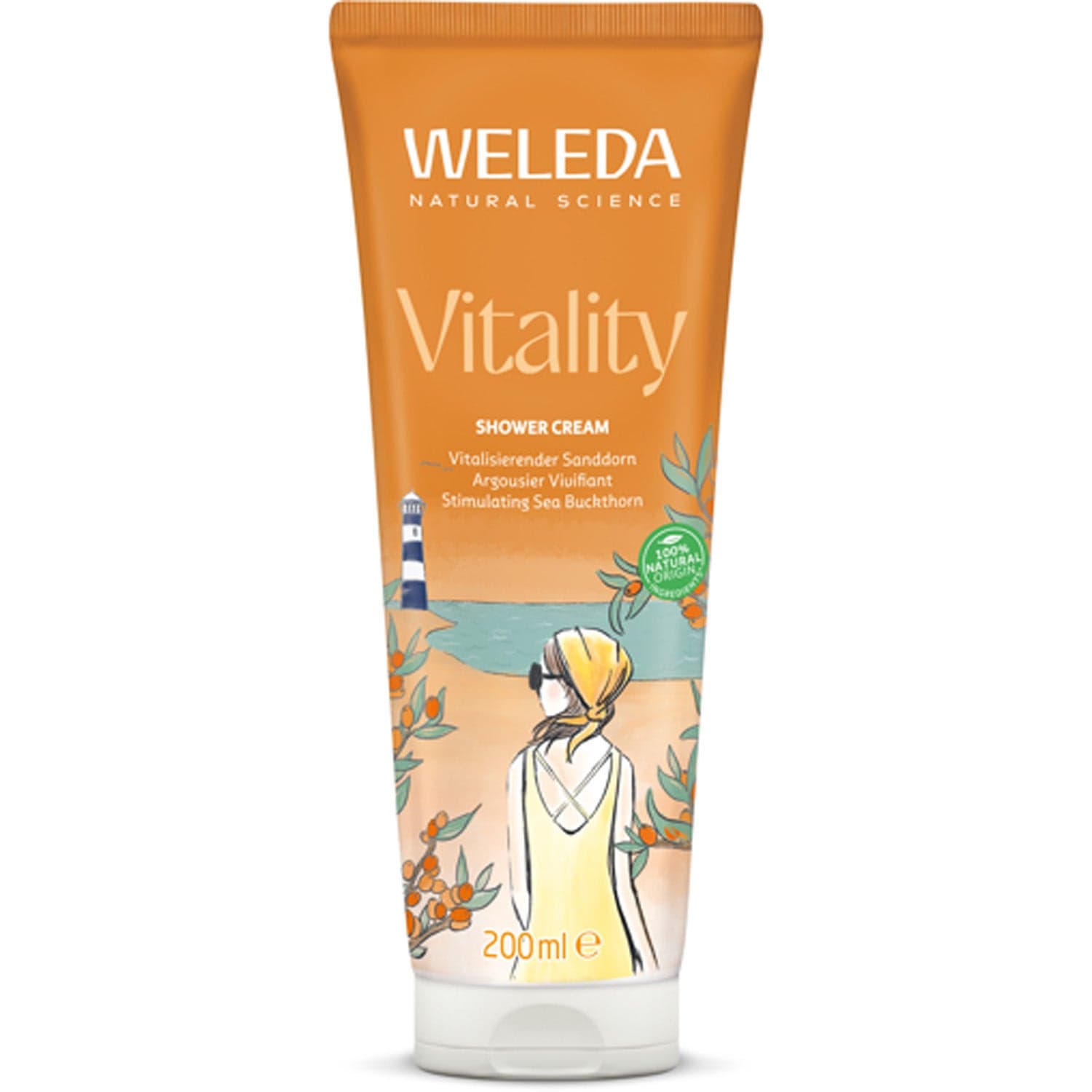 Weleda Sea Buckthorn Creamy Body Wash - 200 ml