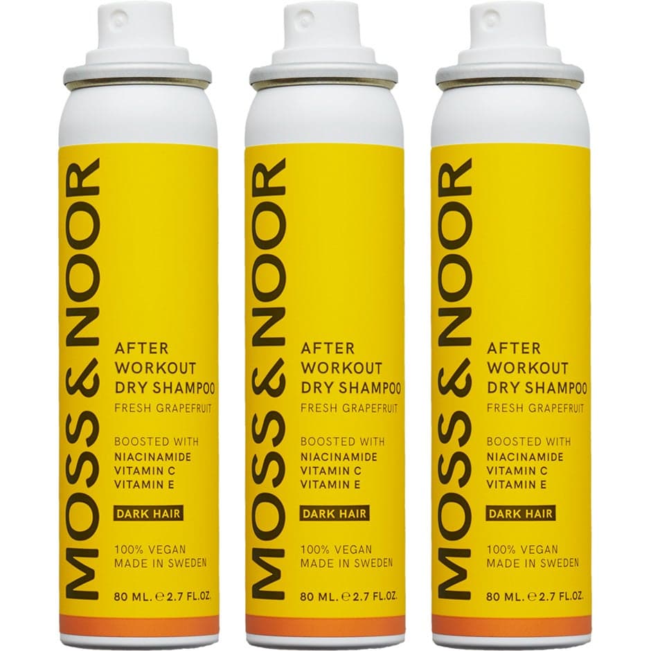Moss & Noor After Workout Dry Shampoo Pocket Size 3 x 80 ml – Dar
